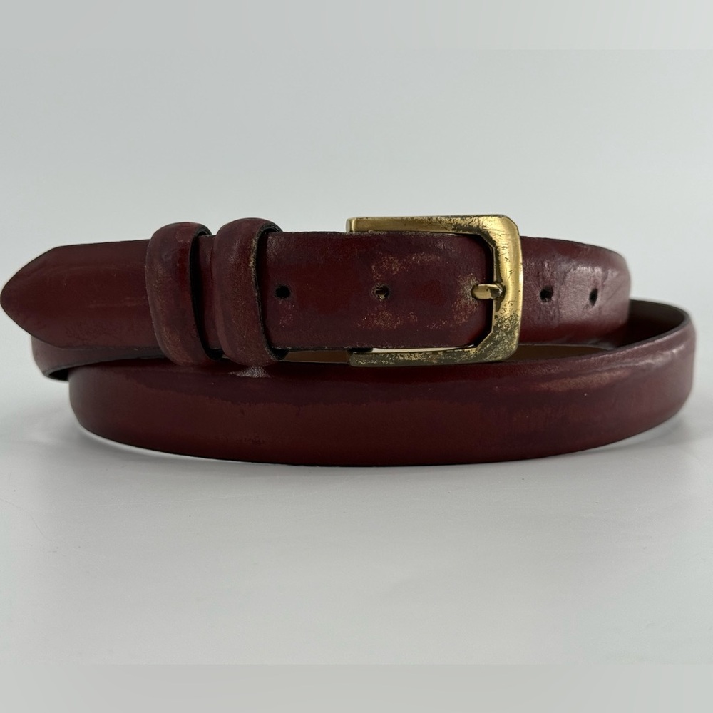 Vintage Worn‎ Leather Belt 50